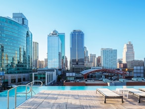 The Infinity Edge Rooftop Pool at Two Light Luxury Apartments - Two Light Luxury Apartments