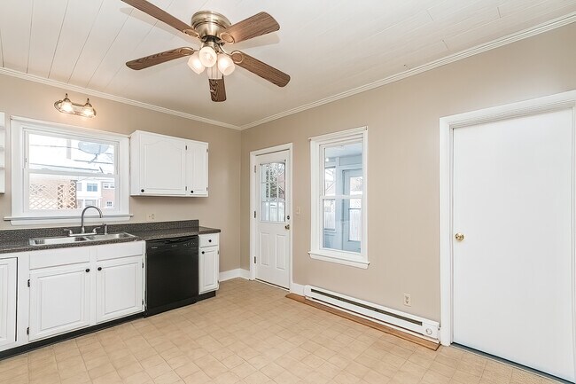 Kitchen - back door to enclosed porch - 224 S Illinois Ave