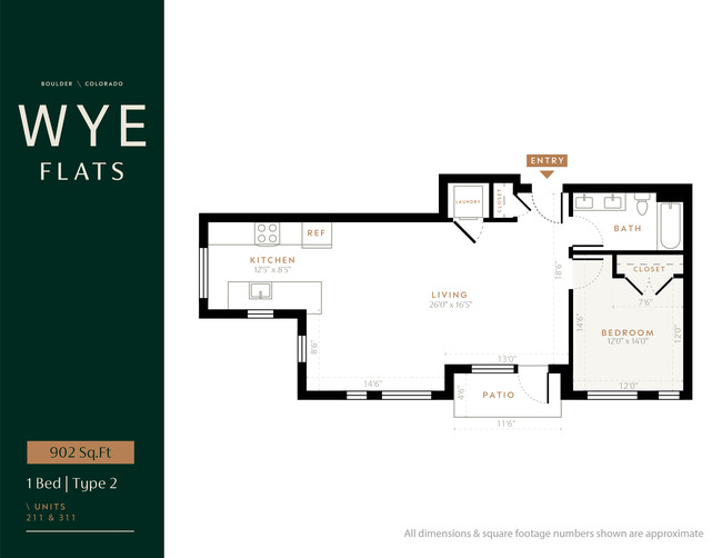 Plano de planta - WYE Flats