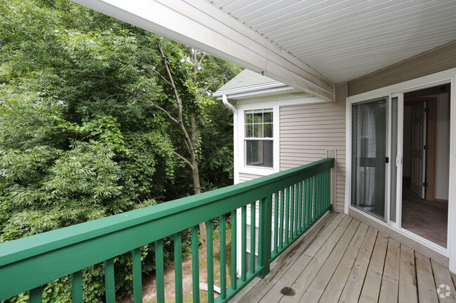 Large private balconies and patios - The Sanctuary Apartments