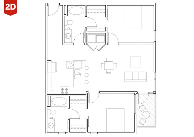 Interior Photo - Mosaic Apartments