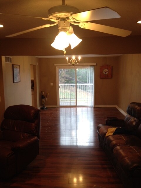 Family Room and Balcony - 248 palisades drive