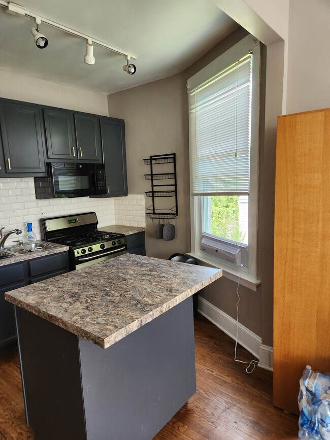Kitchen+island+micro+stove - 3556 W Medill Ave