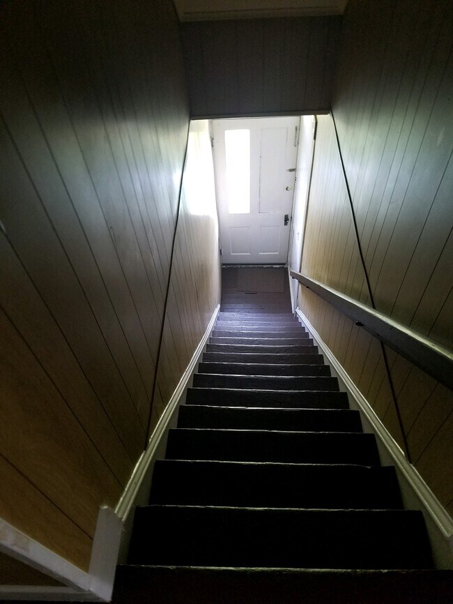 Stairs to apartment - 1713 W Main St