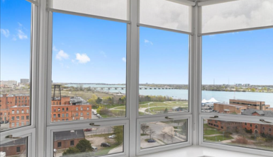 Living Room Bay Window View - 250 E Harbortown Dr