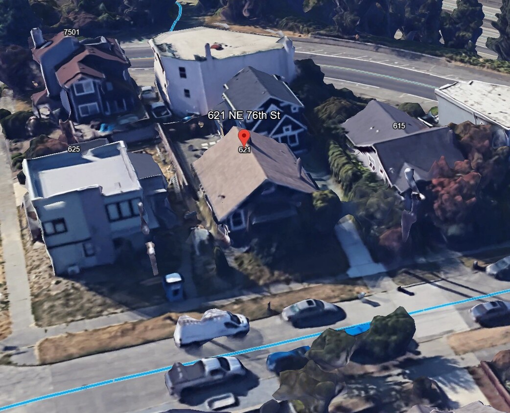 street view - 621 NE 76th St