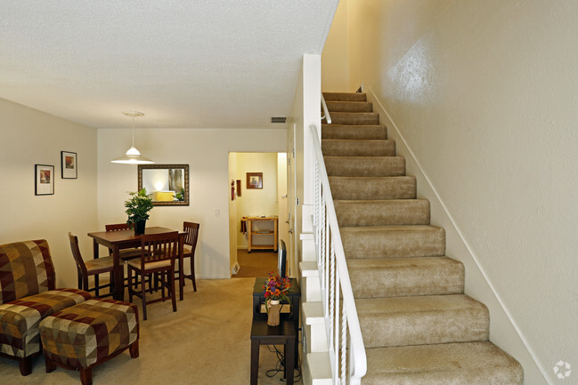 Two Bedroom - Living Room - Maple Grove Townhomes