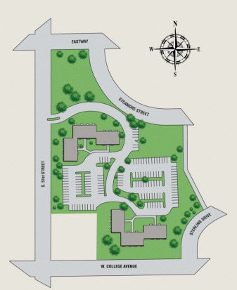 Enjoy Convenience with plenty of parking, gorgeous surrounding scenery, and comfort - College Square