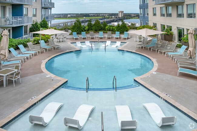 Pool Area - 10 WestEdge Apartments