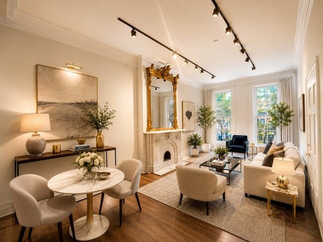 Salón de belleza escenificado con IA - 923 N Calvert St
