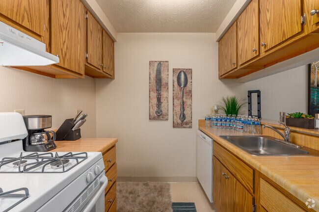 Modelo - 2 BD, 1 BA - 950SF - Cocina - Willowood Apartments
