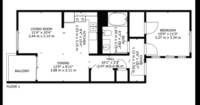 Condo Floorplan - 1121 40th St