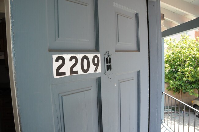 Front Door - 2209 Dwight Way