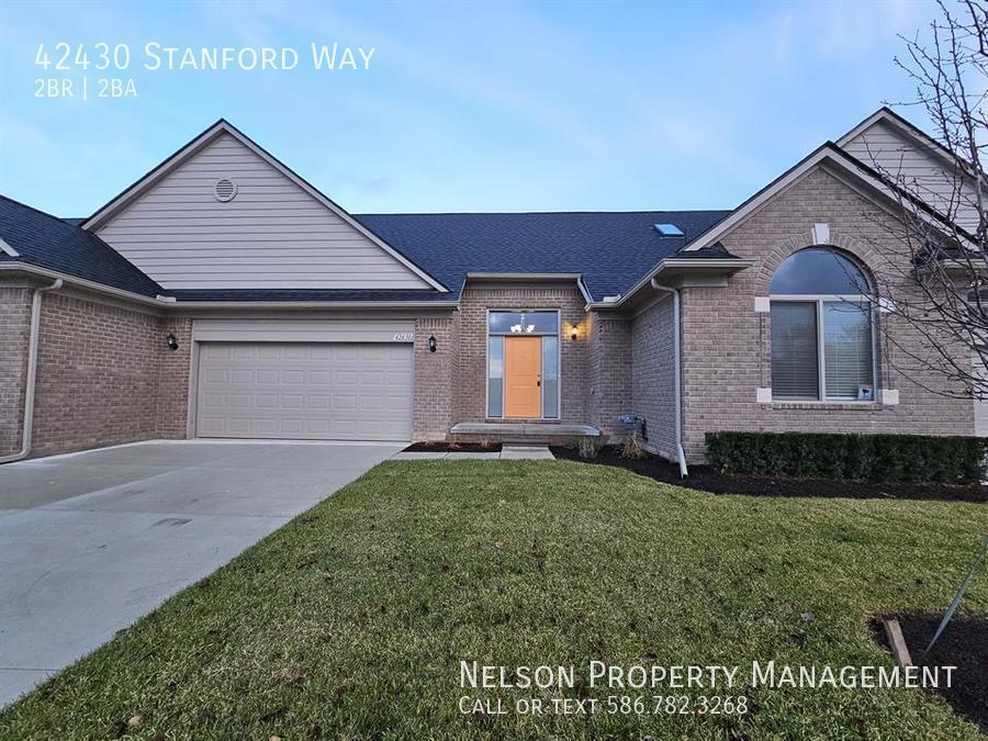 42430 Stanford Wy, Clinton Township, MI 48038 Condo for Rent in