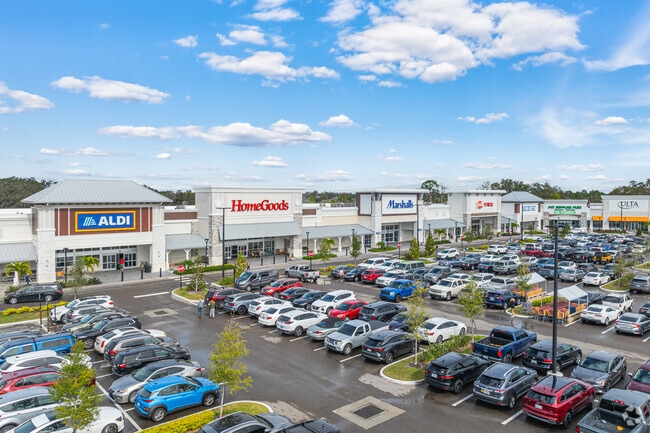 The Creekside Commons shopping center in Parrish was built in 2023.