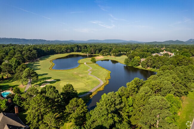 Enjoy golfing at the private Maumelle Country Club.