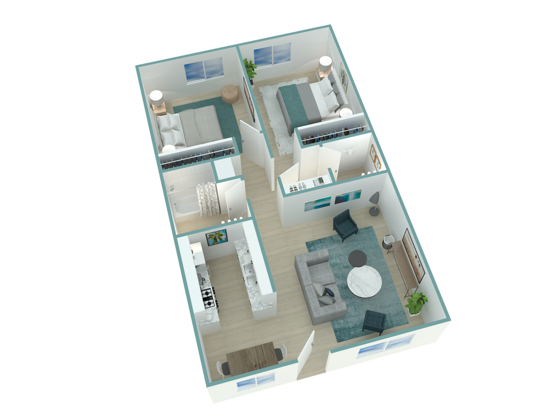 Floorplan - Terre at 1038 Peach fka Peach Palms