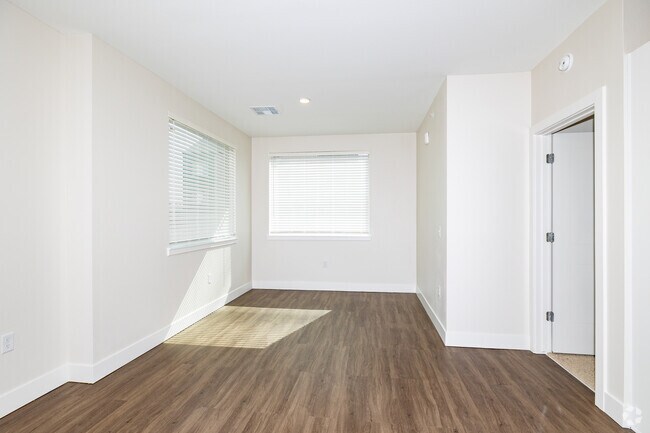 2 habitaciones, 2 baños - 1098 pies cuadrados - Castlewood - Sala de estar - Prose at Parkvale