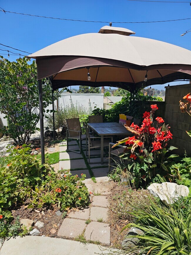 Shared outdoor dining area - 3911 Woolwine Dr