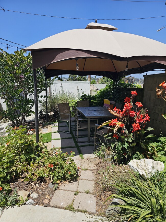 Shared outdoor dining area - 3911 Woolwine Dr