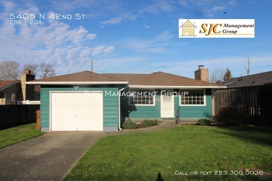 5405 N 42nd St, WA 98407 House Rental in WA