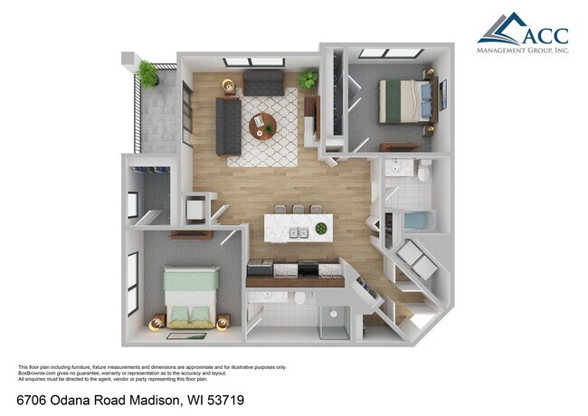 Plano de planta - Merchant Place