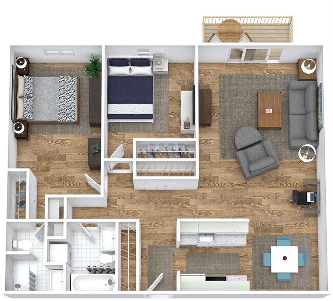 Interior Photo - Gleason Lake