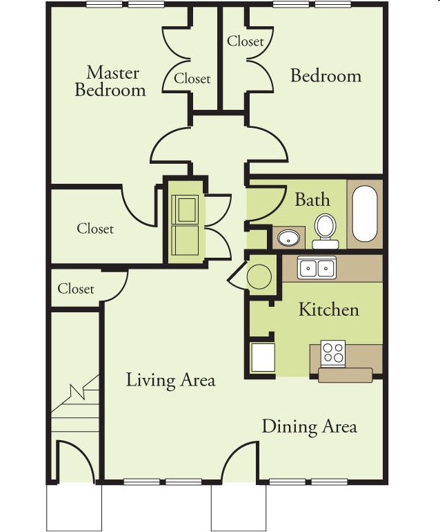 2BR/1BA - Rollingwood Apartments