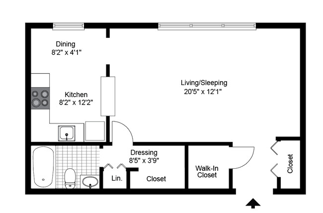 Floorplan - Colebrook Apartments