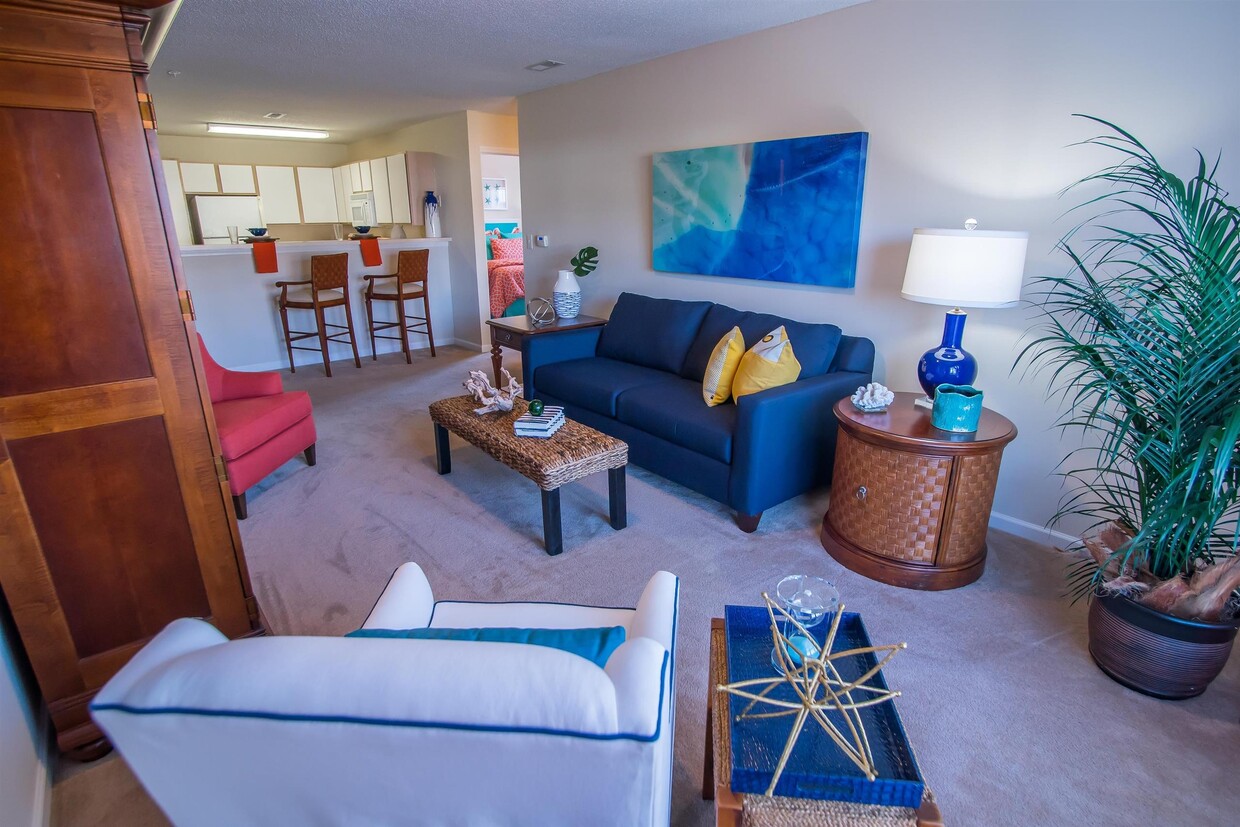 Living Room with Open Concept - Reserve at Jacksonville Commons