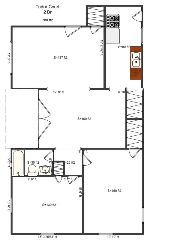 Tudor Court Apartments Cincinnati Oh 2br 1ba Tudor Court
