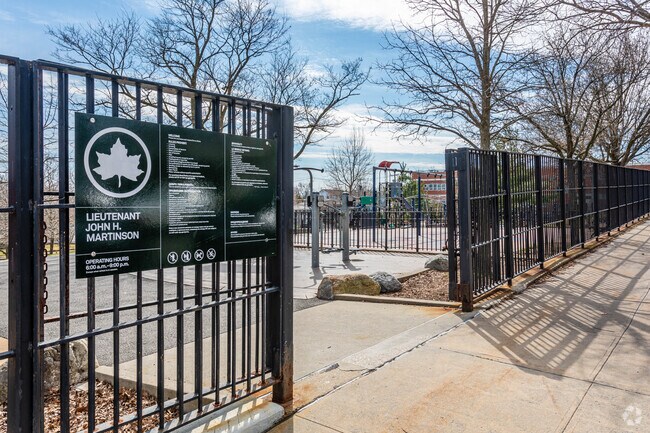 Lieutenant John H. Martinson Playground entrance.
