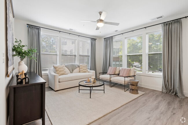 2BR, 2BA - 1,233SF - Dining-Living Room - The Landing on Summers Street
