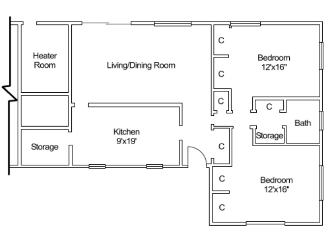 Plano de planta - Werner Park