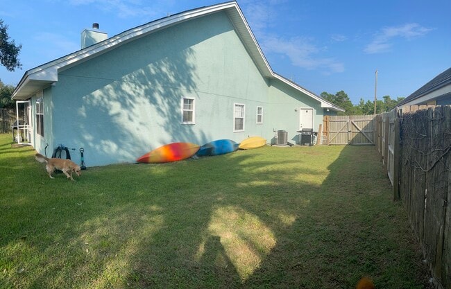 side back yard - 115 Nautilus St