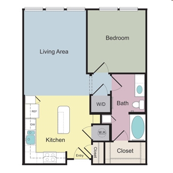 1BR/1BA - Camden Belmont