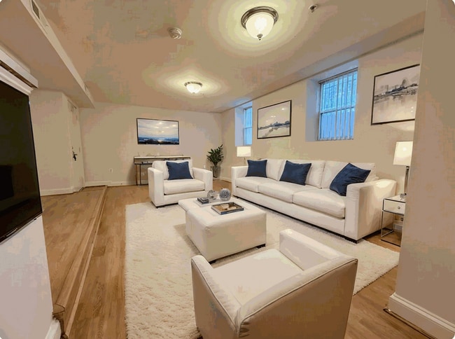 Living Room Staged - 330 Rhode Island Ave NE