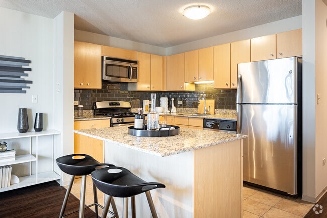Studio, 1BA - 584SF - Kitchen - Aqua at Lakeshore East Apartments