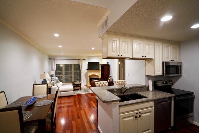 Open Concept Kitchen, Dinning Room & Living Room - 7350 Kirby Dr