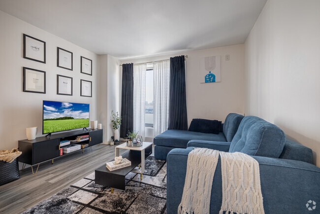 1BR, 1BA - Living Room - Le Royal Urbain