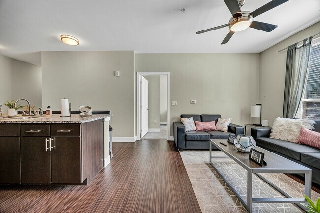 Sala de estar modelo - Park Place Waco Apartments