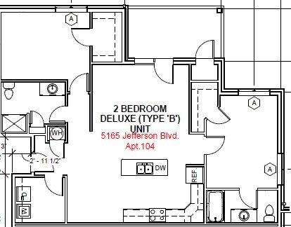 Deluxe Floor Plan - 5165 Jefferson Blvd