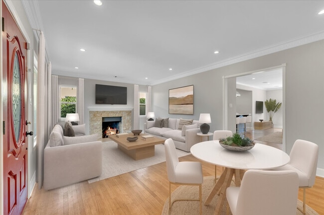 Escenografía virtual | Sala de estar - 4710 Cartwright Ave