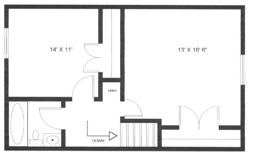 2BD/1BA - Village Square