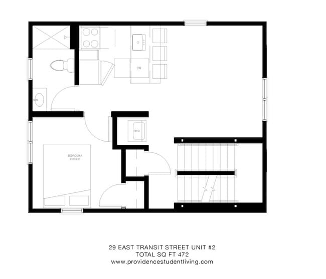 3x3 - 29 East Transit Unit 2 First Floor - Trenton Street Homes