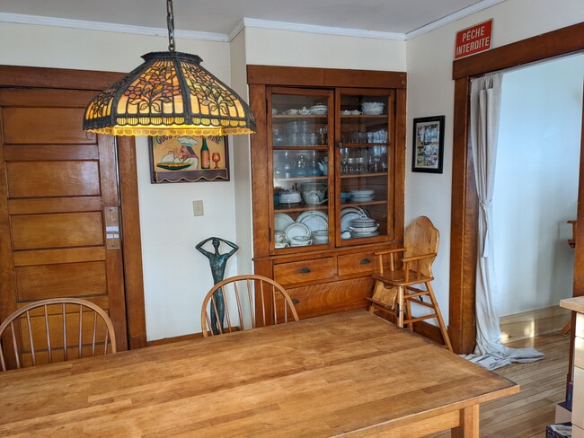 Dining Room Sideboard and Swinging door to Kitchen - 81 Green St