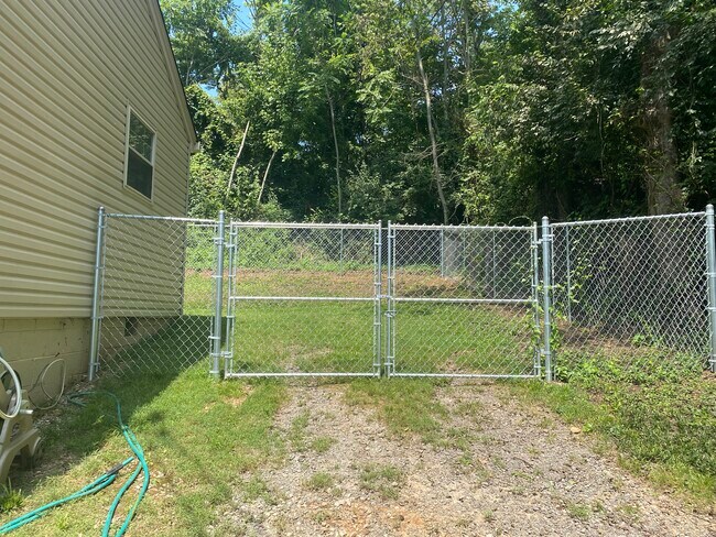 Backyard fence gate - 118 Harley Dr