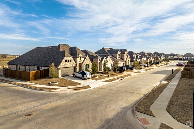 New construction homes are very common in Celina.