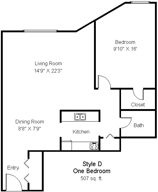 Plano de planta - Rivertown Commons