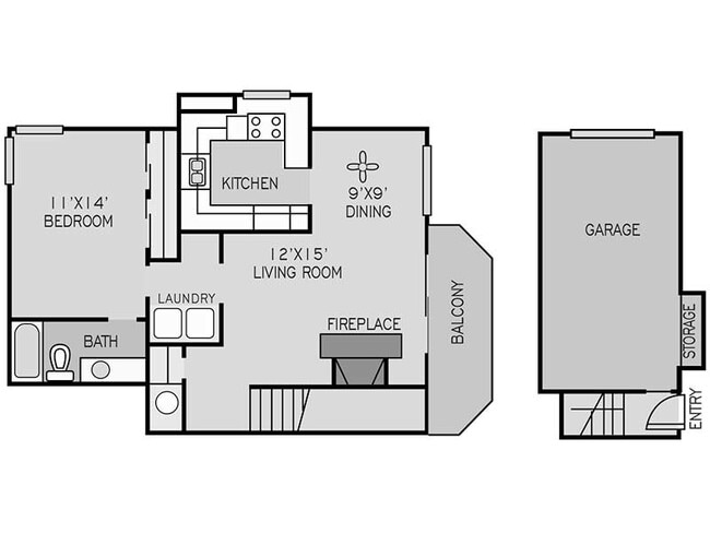1BR/1BA - The Springs